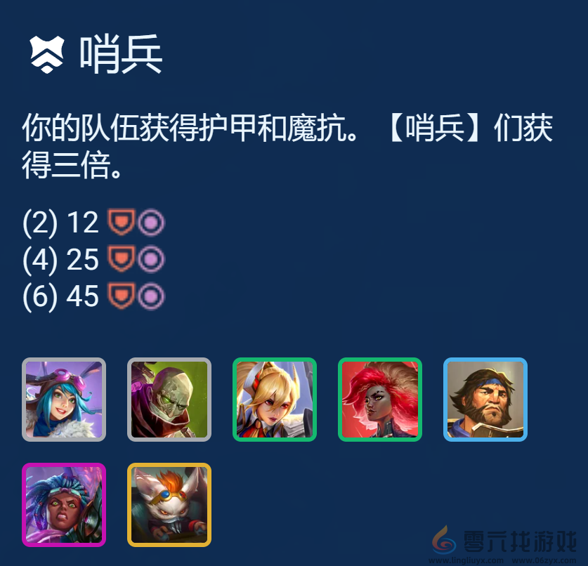 金铲铲之战皮城哨兵阵容推荐(图3) 金铲铲之战皮城哨兵阵容推荐(图3)